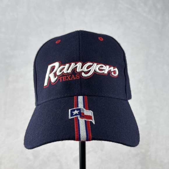 twins enterprise Other - Texas Rangers Twins Enterprise MLB Snapback Adjustable Hat‎ Blue Logo Flag Emb